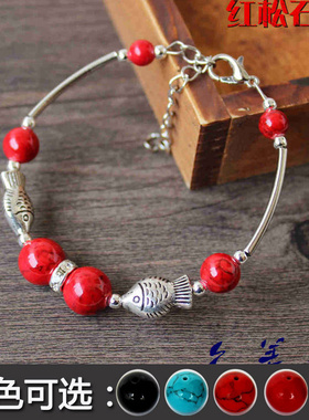 云南民族风配饰手链