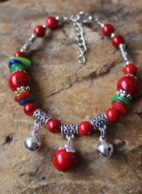 云南特色铃铛手串手工手工饰品女