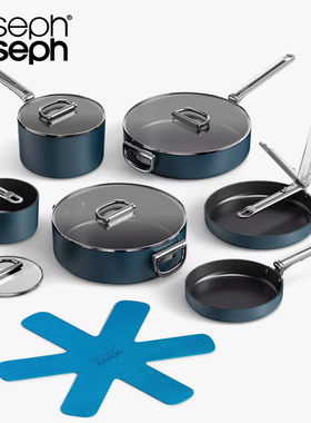 英国Joseph Joseph不粘锅组套装6件套汤锅煎锅炖锅不锈钢锅具组合