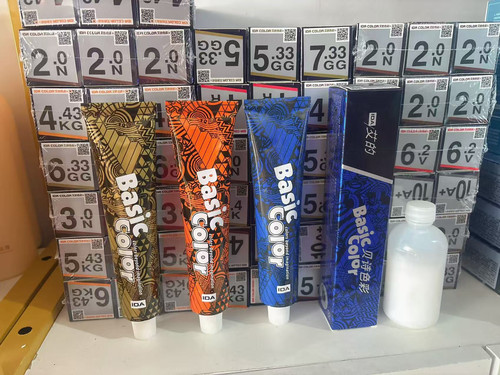 保证正品艾的染发膏IDA贝诗系列染发剂盖白发配双氧奶自然黑持久