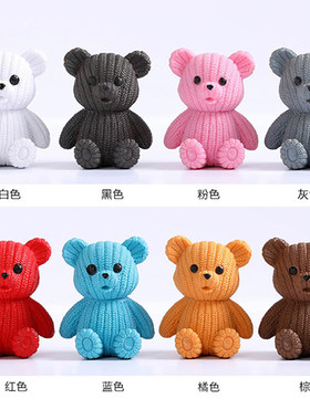 卡通动物PVC玩偶烘焙蛋糕装饰品