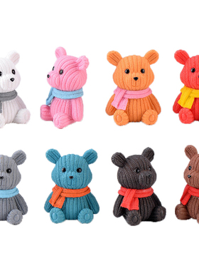 可爱动物PVC摆件孩子过家家玩具