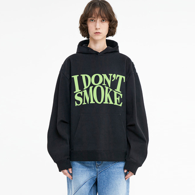 IDONTSMOKE卫衣宽松国潮