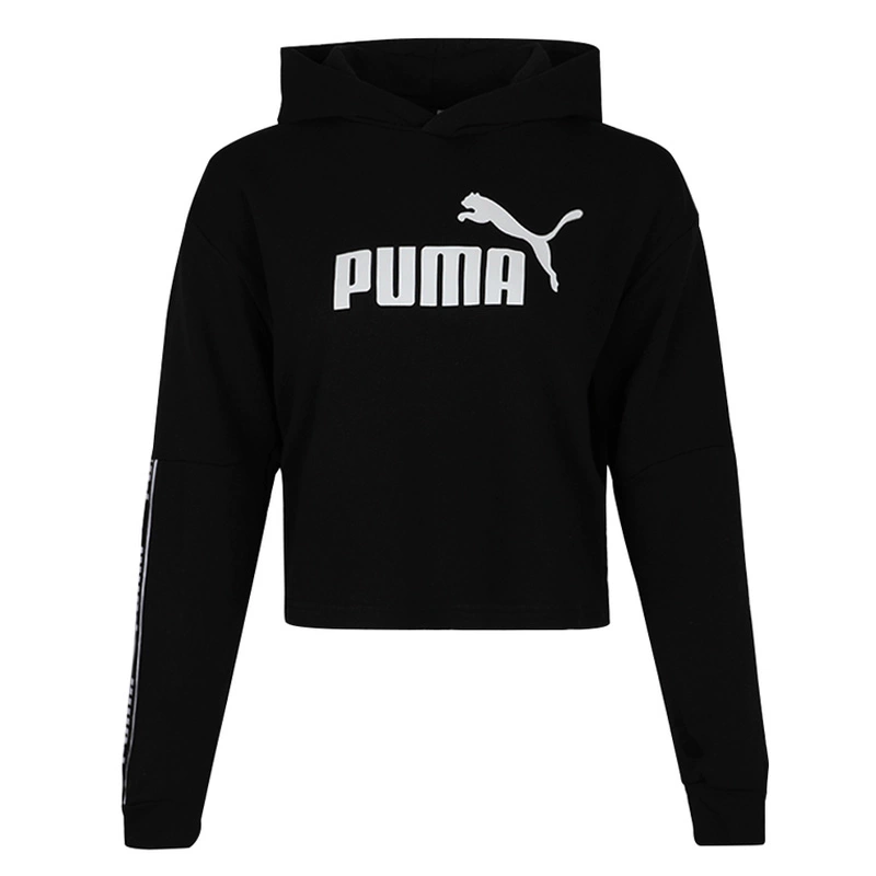 Áo len nữ PUMA PUMA 2019 mùa thu mới thể thao và áo len giải trí trùm đầu áo thun ngắn 581059-01 - Thể thao lông cừu / jumper quần áo thu đông