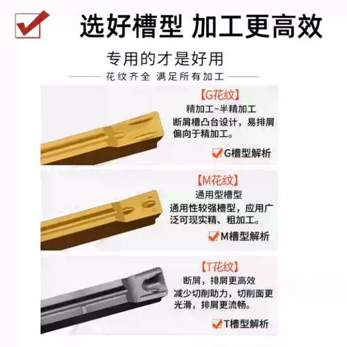 数控切断切槽刀片MGMN系列150 250 300 500 600 钢件不锈钢 铸件