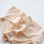 蕾丝花边性感无痕透气内裤 中腰大码 女 莫代尔三角裤 STW女士内裤