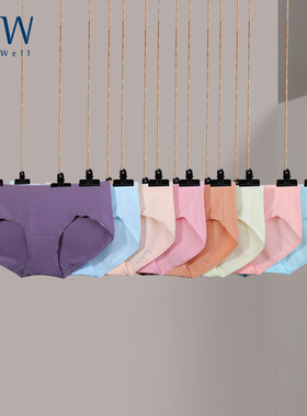 10条装 进口超细莫代尔 女士内裤女莫代尔三角裤 量贩式销售 好穿