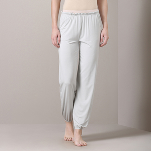 STW莫代尔女士居家睡裤长裤运动休闲裤宽松中腰瑜伽裤大码家居裤