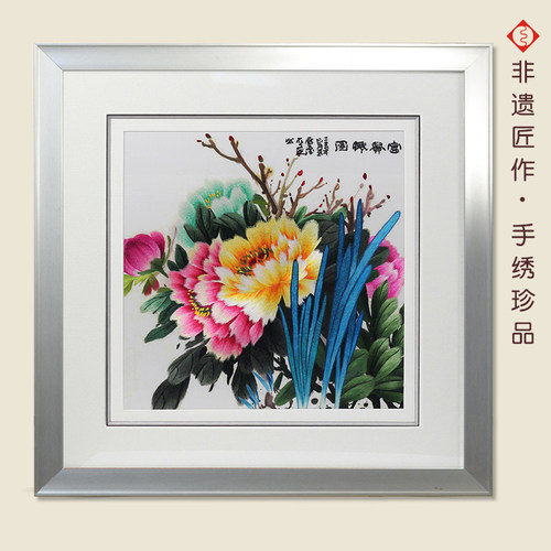 有福湘绣苏绣玄关书房