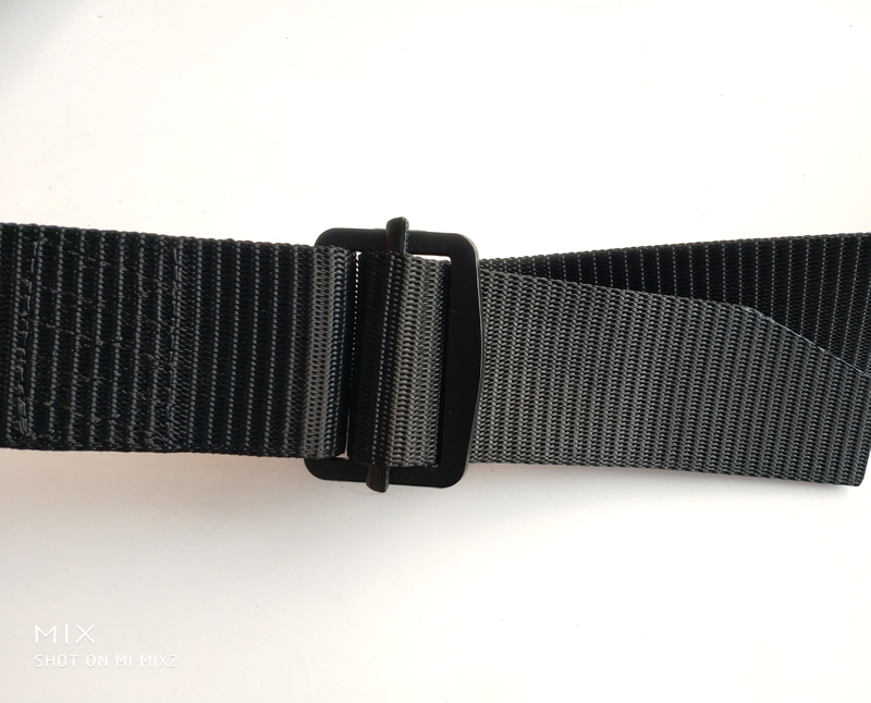 特价ATFOX尼龙战术腰带加密硬挺黑色金属头坦克纹织带轻便结实