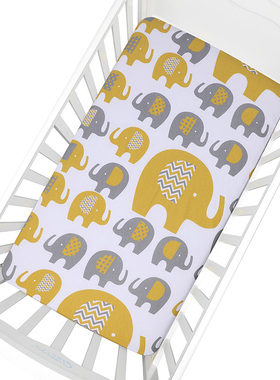 特价外贸婴幼儿床笠北欧风纯棉新生儿园宝宝床罩床单儿童床垫套