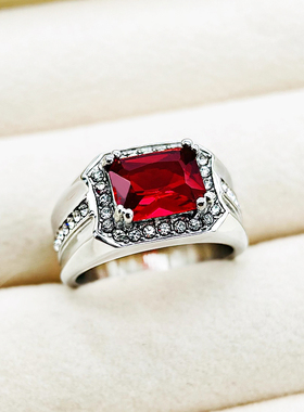 轻奢戒指钛钢不掉色时尚男女锆石