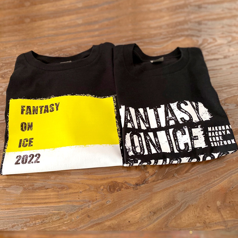 现货日羽生结弦宇野周边仙台FantasyOnIce花滑公演T恤スケートANA