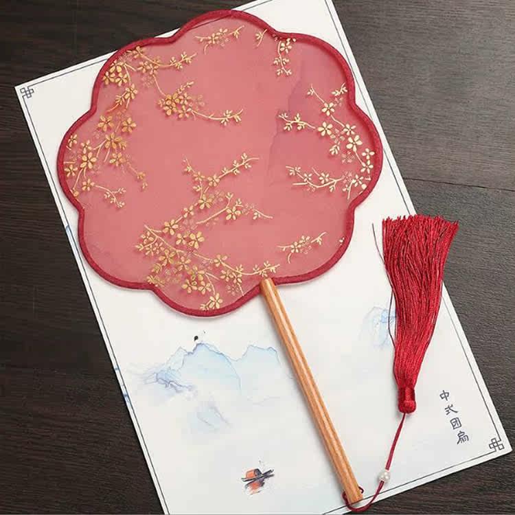 中国风宫廷汉服摄影道具古风团扇