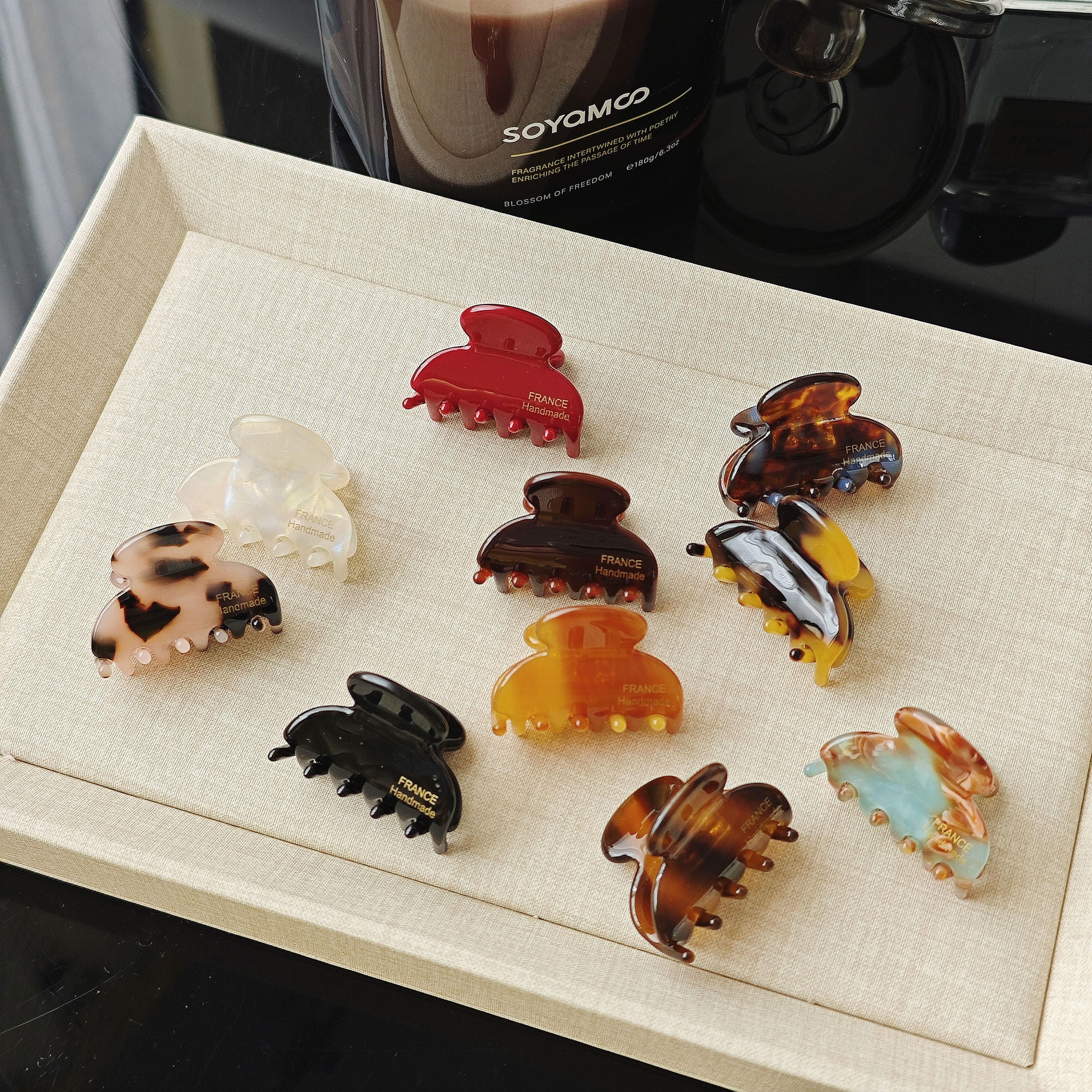 【实拍】韩国高品质刘海夹贝母色豹纹色小号发抓夹碎发夹边夹发饰