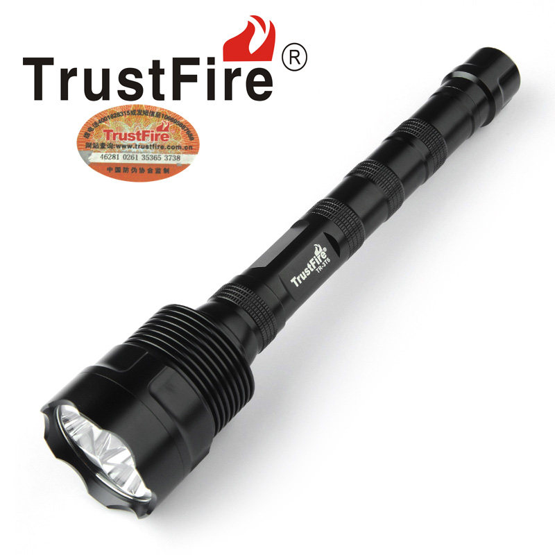 TrustFire 3灯L2 3800流明强光手电筒18650三节3T6可充电锂电池