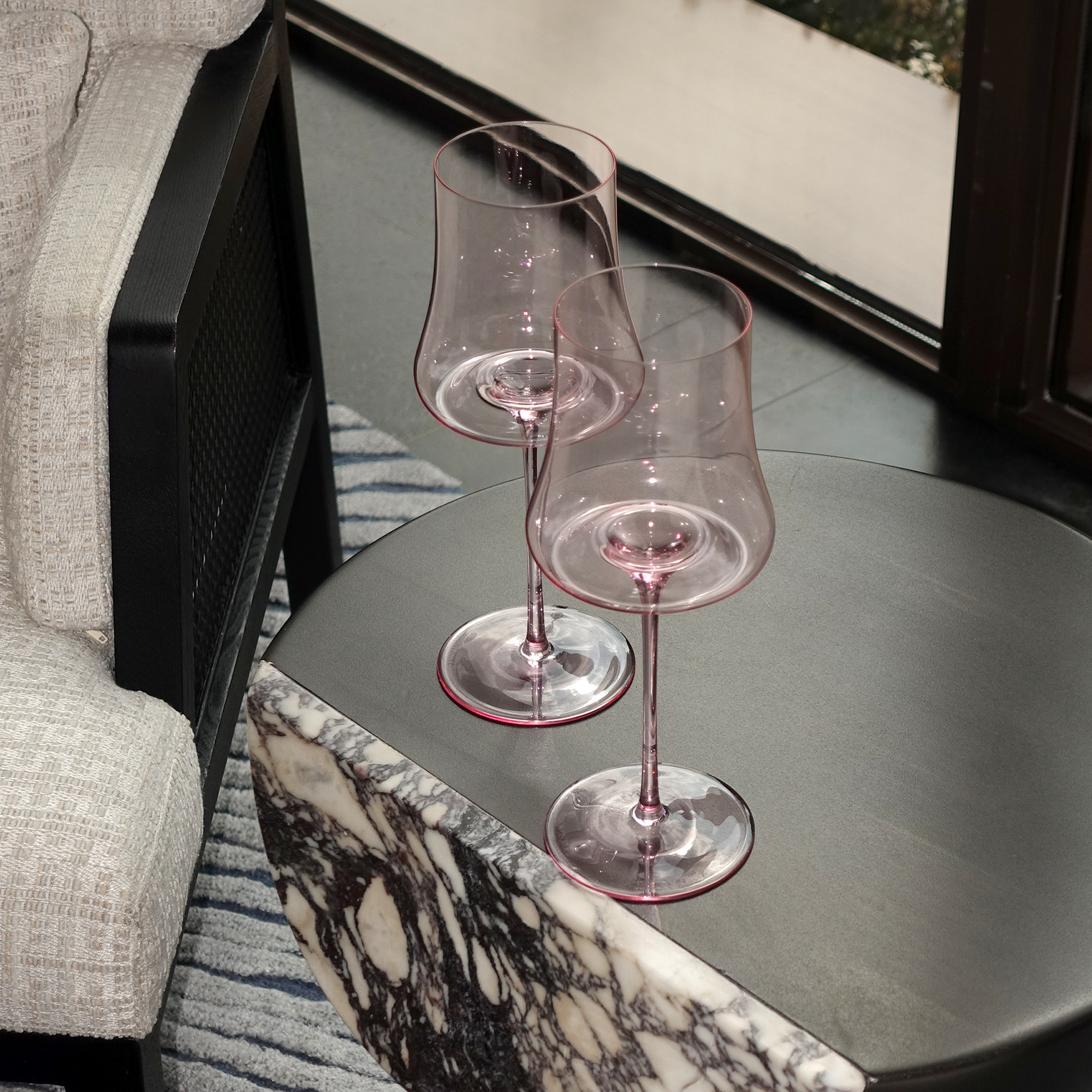 玛森乔治MASONGEORGE粉晶玲珑系列葡萄酒杯定制新婚订婚礼物