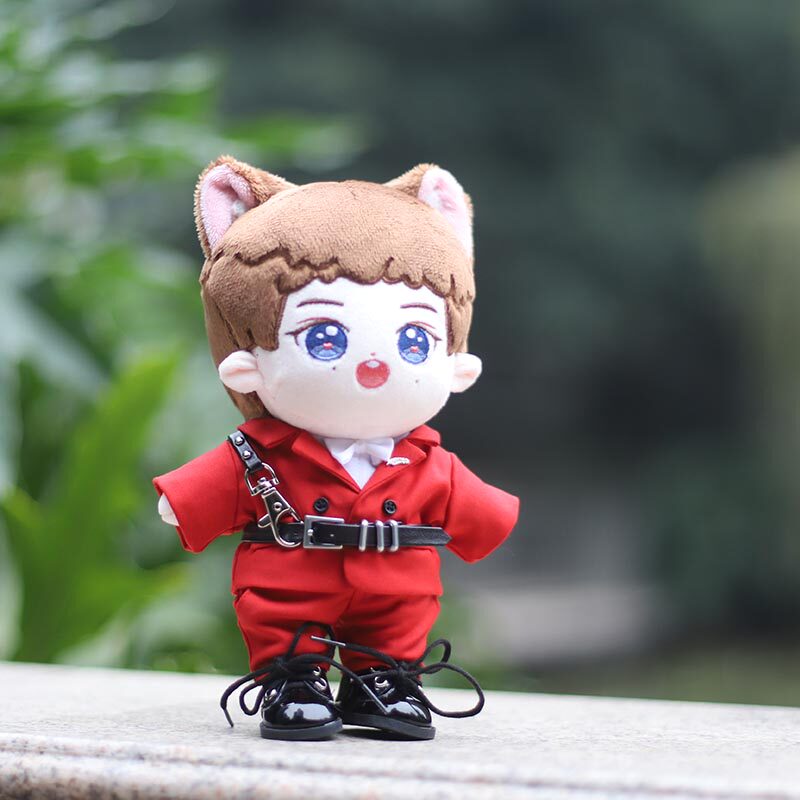 20cm娃衣明星同款龚俊棉花娃娃人形玩偶公仔裸娃15厘米小公仔周边