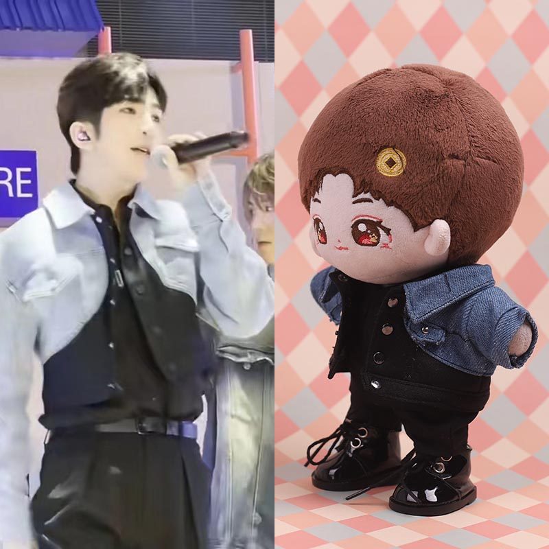 20cm娃衣MIRROR粉丝见面会盧瀚霆Anson lo教主同款棉花娃娃牛仔衣,模玩/动漫/周边/娃圈三坑/桌游,棉花娃娃/毛绒玩具娃衣,淘宝优惠券,粉丝福利购,淘宝优惠卷