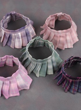 娃衣20cm衬衣10cmJK裙套装棉花娃娃公仔高中校服娃衣JK制服百褶裙