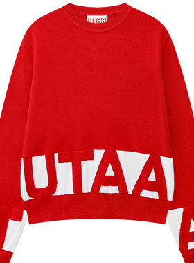 UTAA 韩国正品代购高尔夫球服装25秋冬新款长袖针织套头衫
