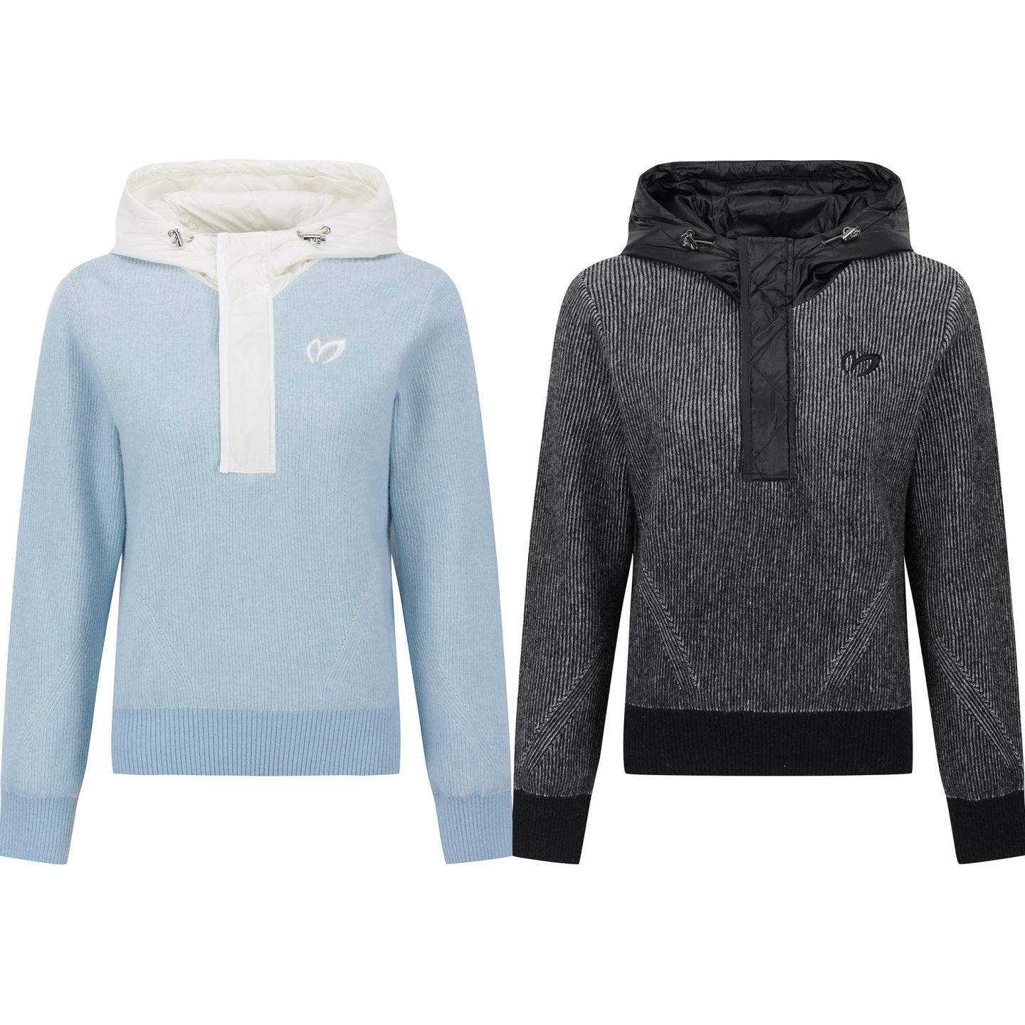 25秋冬女士韩国代购MASTERBUNNY高尔夫球服休闲半拉链保暖针织衫