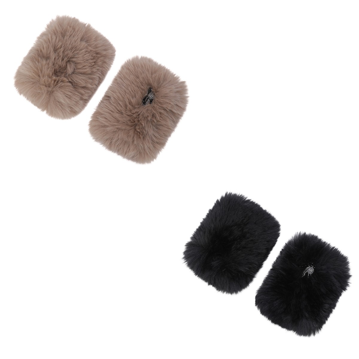 韩国代购master bunny高尔夫配饰25女士冬季休闲时尚毛绒保暖腿套