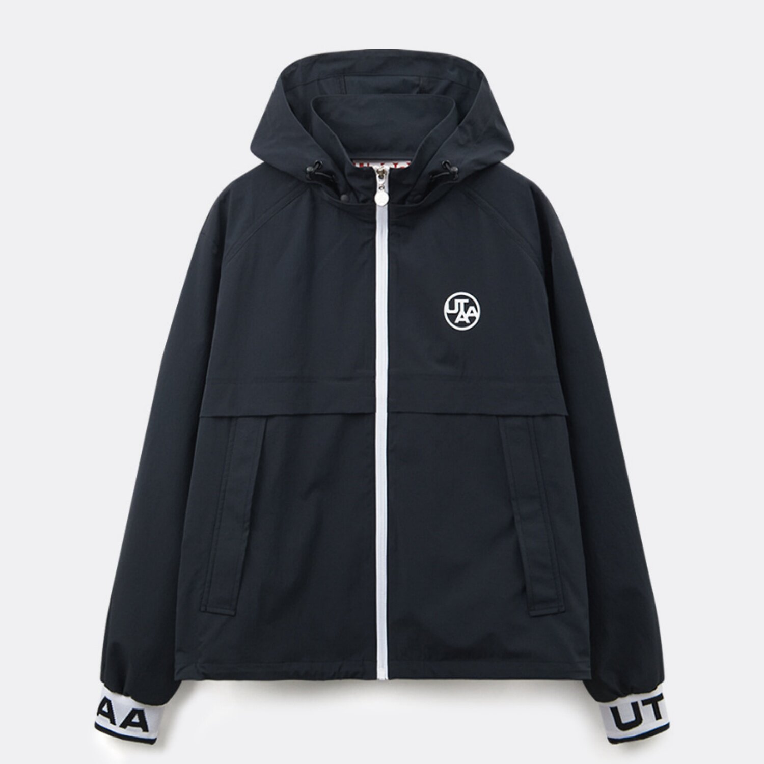 韩国代购UTAA高尔夫球服26年春夏女士运动可拆卸连帽风衣夹克外套