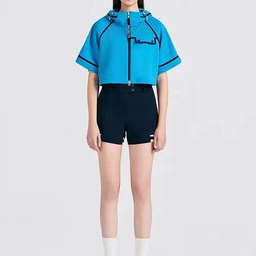 G4韩国正品代购女士高尔夫球服2026新款半袖连帽夹克外套