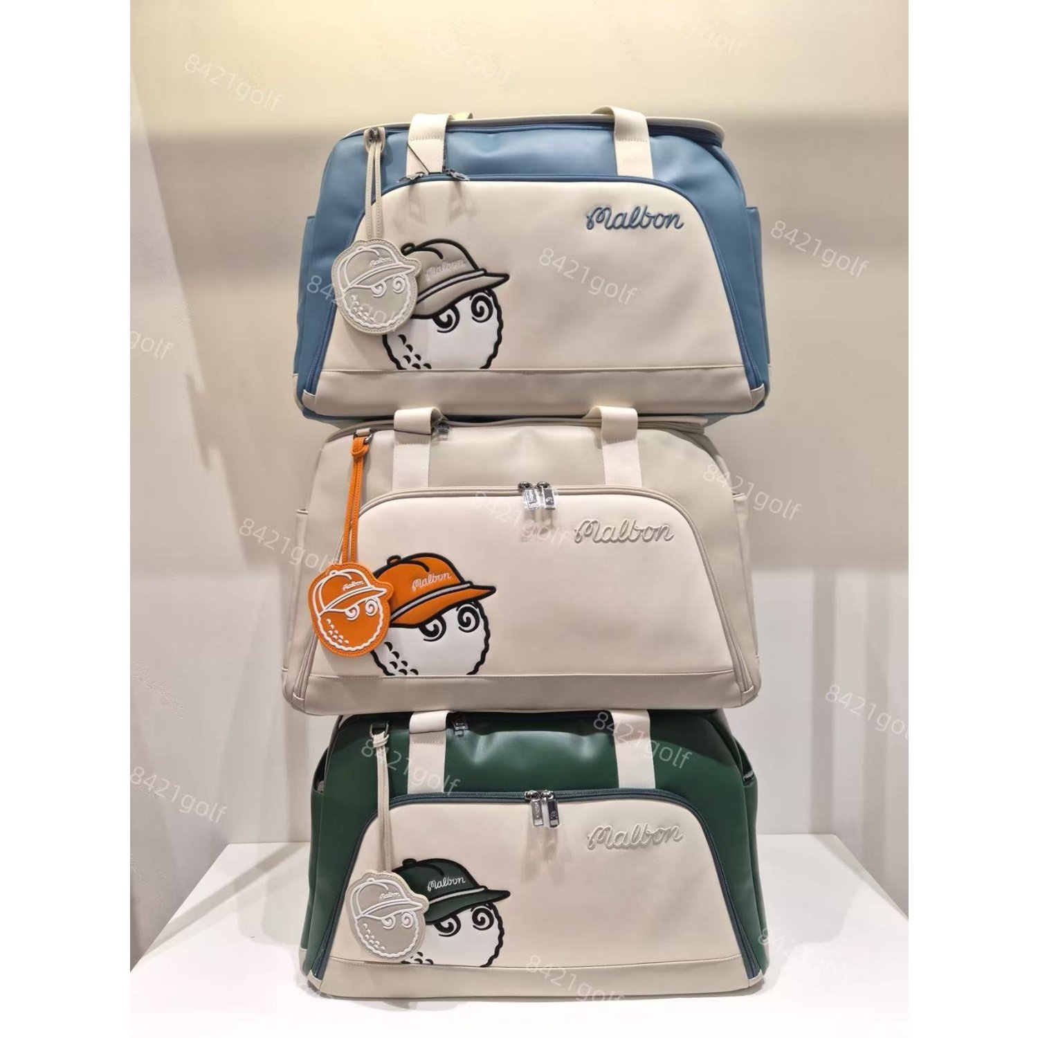 Malbon韩国正品代购男女高尔夫球包26新款衣物收纳旅行单肩手提包