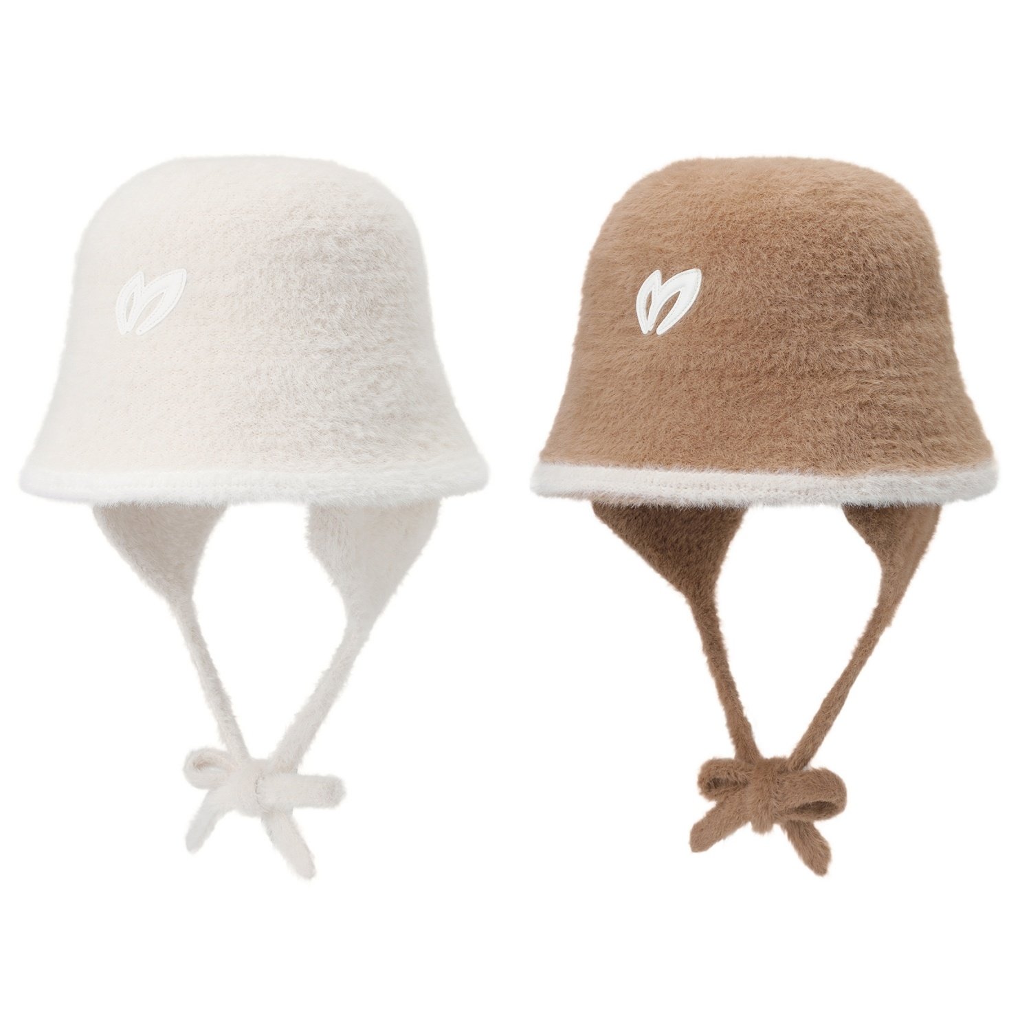 韩国代购MASTER BUNNY高尔夫球帽25冬季女士毛绒保暖护耳水桶帽子