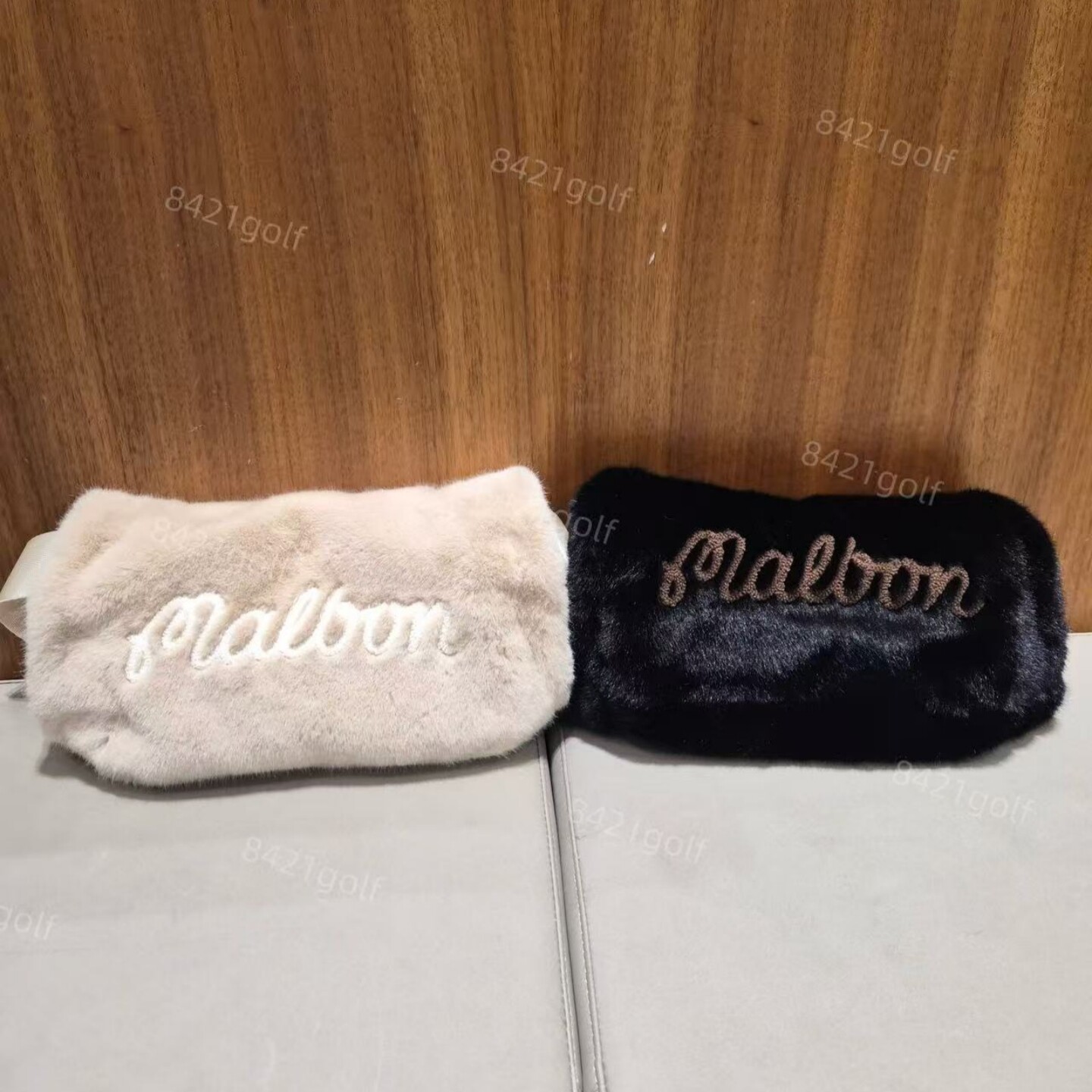 韩国代购malbon高尔夫毛绒暖手袋
