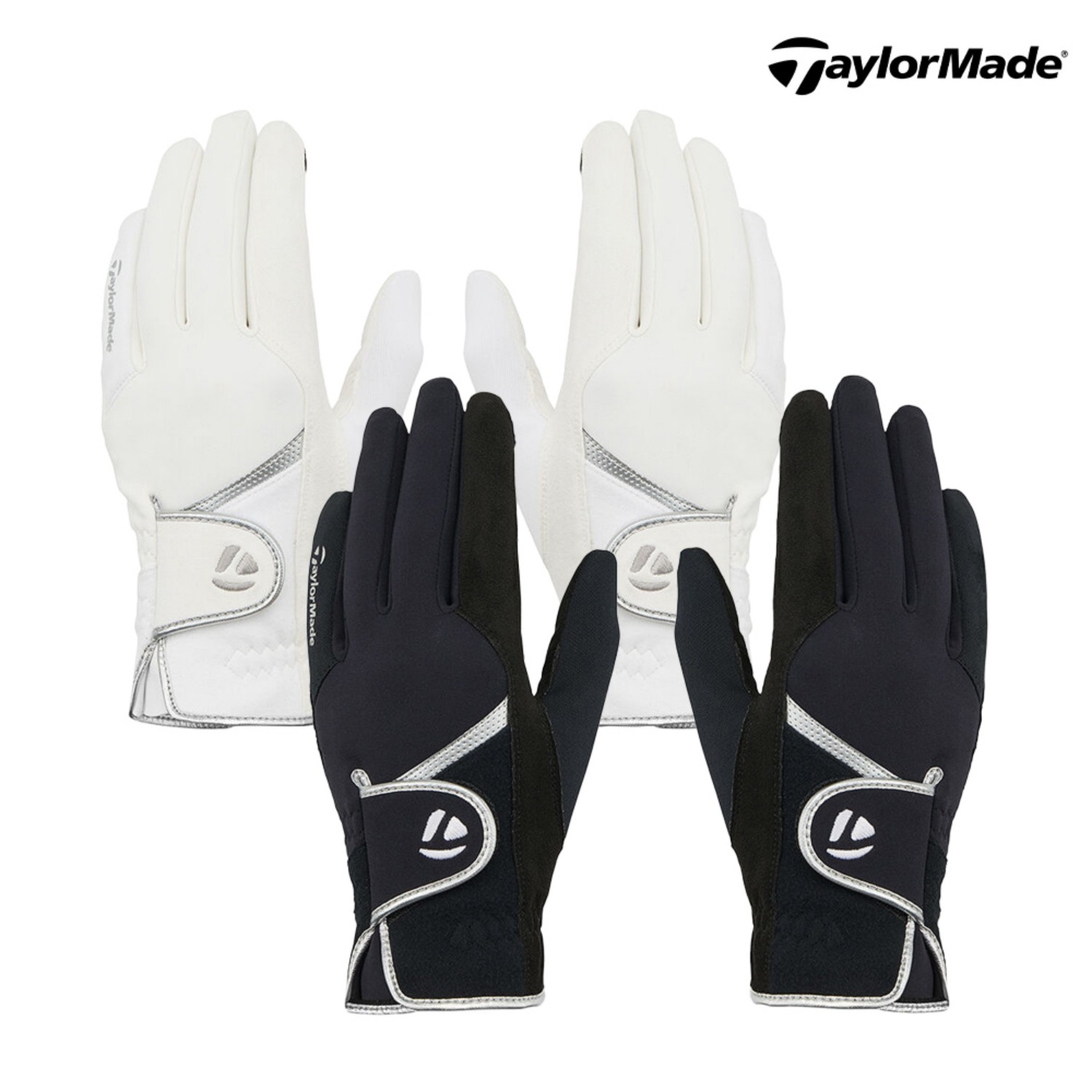 韩国代购TaylorMade泰勒梅高尔夫25秋冬女士运动防滑保暖双手手套