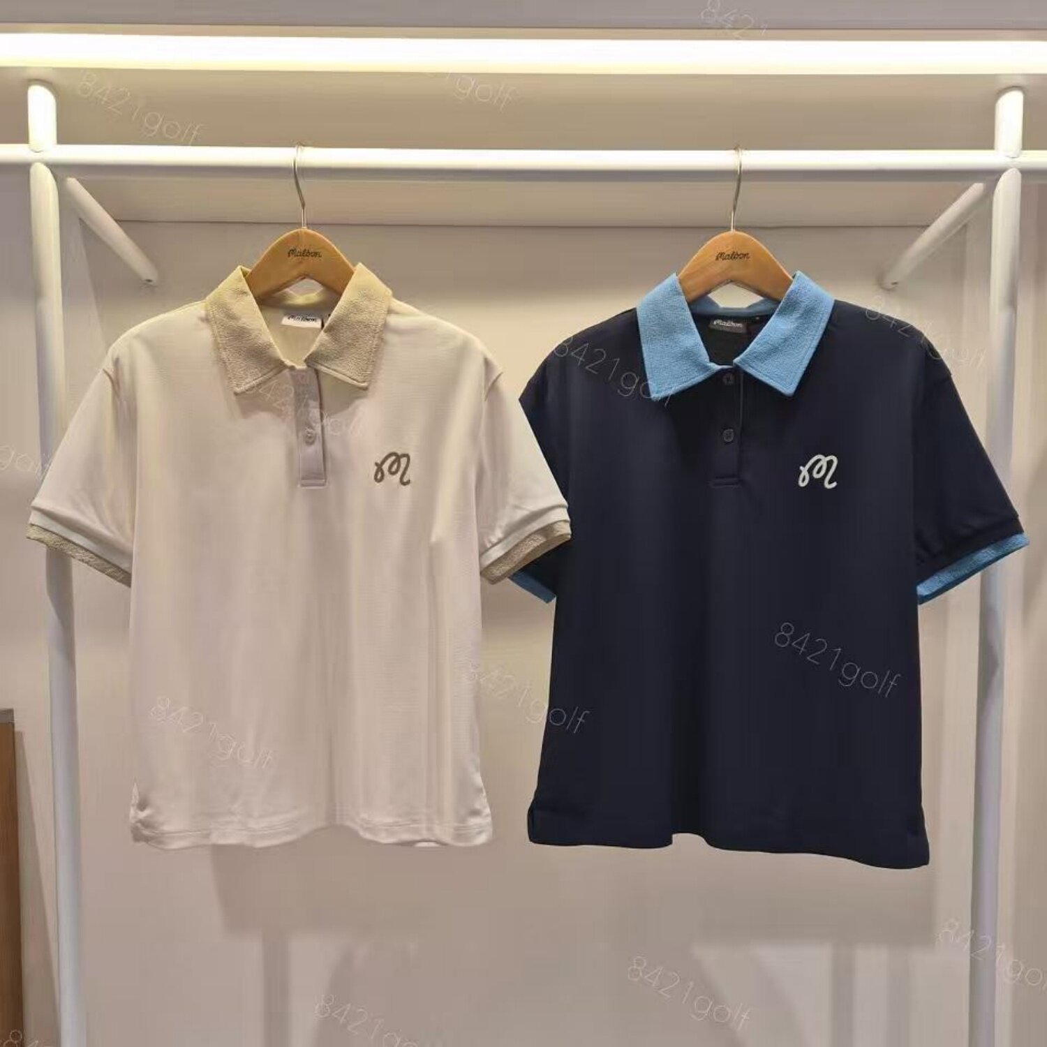 韩国正品代购女士高尔夫球服26春夏新款百搭运动休闲翻领短袖T恤