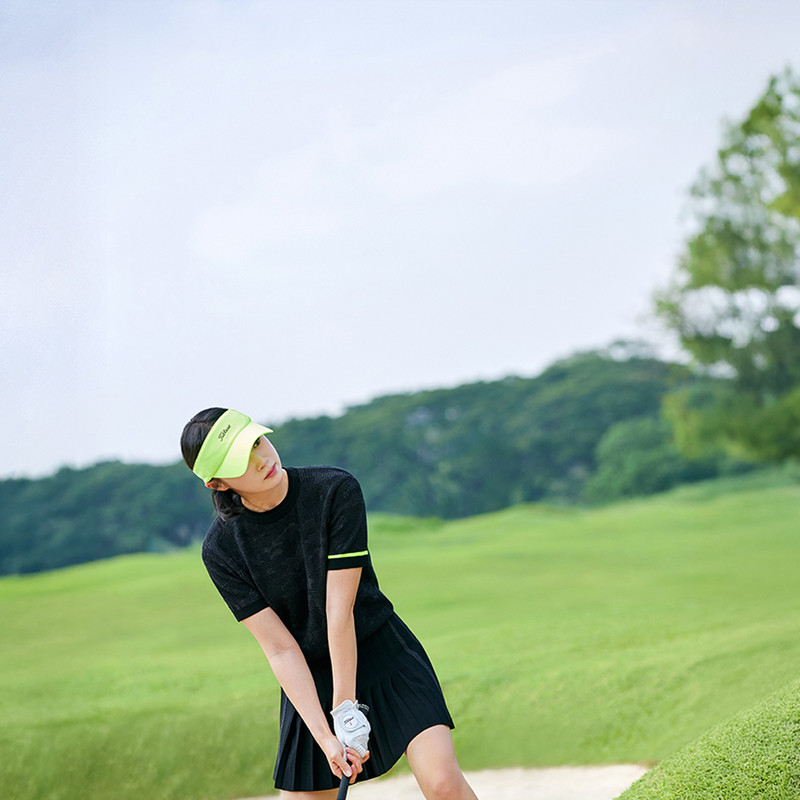 Titleist 韩国正品代购高尔夫球服装女士2026新款短袖针织衫毛衣