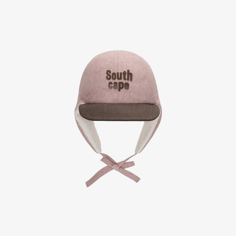 韩国代购southcape高尔夫球帽女士秋冬加绒羊毛护耳贝雷帽鸭舌帽