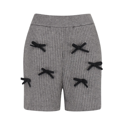 韩国代购pearly gates高尔夫球服25秋冬女士休闲运动舒适针织短裤