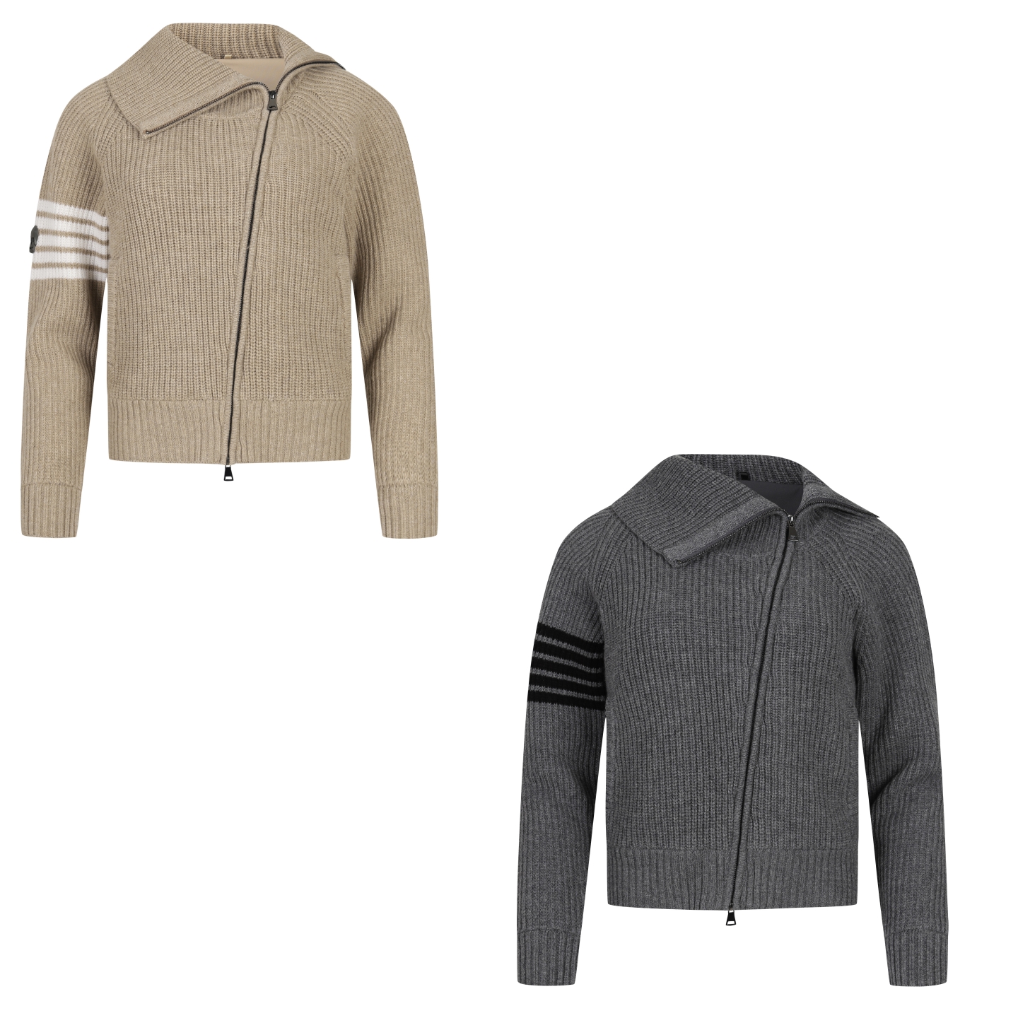 韩国代购AMAZINGCRE高尔夫球服25女秋冬休闲羊绒保暖翻领针织开衫