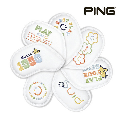 PING韩国正品代购可爱铁杆套高尔夫球杆套杆头套球头保护套新款