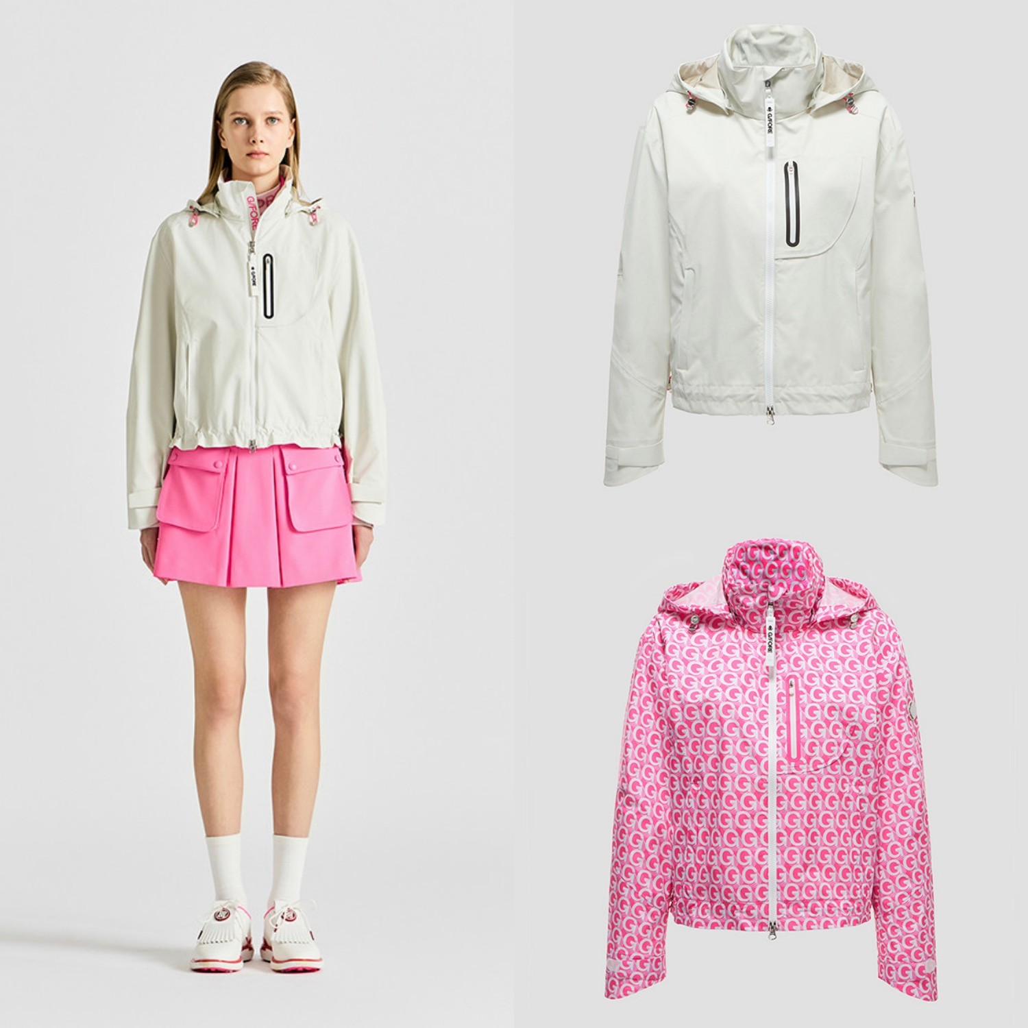 25年女士秋冬韩国代购G4高尔夫球服户外运动休闲连帽透气雨衣外套,运动服/休闲服装,高尔夫球服,淘宝优惠券,粉丝福利购,淘宝优惠卷