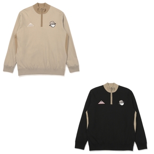 秋冬运动运动长袖 Malbon高尔夫球服25男士 半拉链毛衣 代购 韩国正品