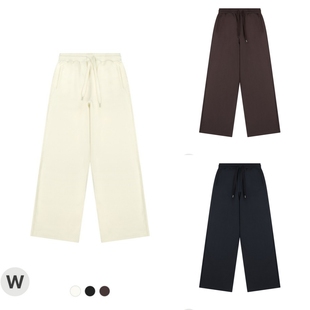 运动高腰宽松阔腿裤 韩国代购 ROND&DÉMARRER高尔夫球服25女士秋款
