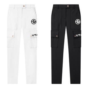 UTAA高尔夫球服标志休闲加绒保暖直筒长裤 代购 韩国正品 25女士冬季