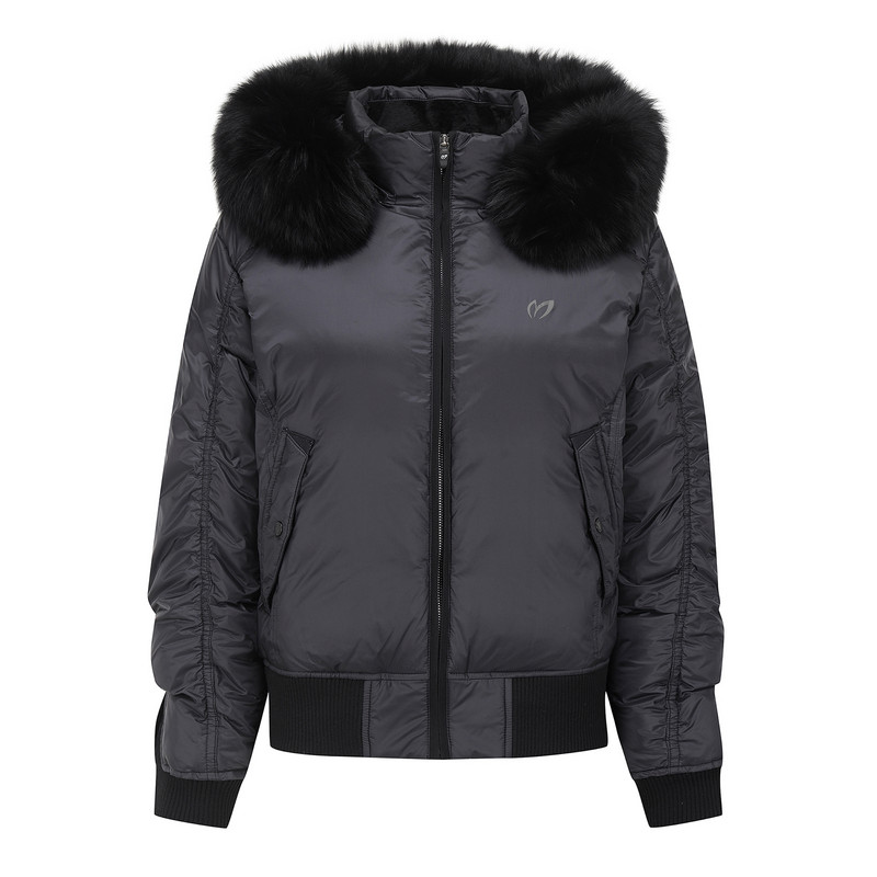 韩国代购MASTERBUNNY高尔夫球服25年秋冬女士徽标口袋连帽羽绒服