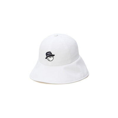 Malbon 韩国正品代购女士高尔夫球帽2026新款遮阳防晒宽檐水桶帽