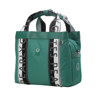 韩国代购PEARLYGATES高尔夫球包26年女士春季标志束带斜跨手提包