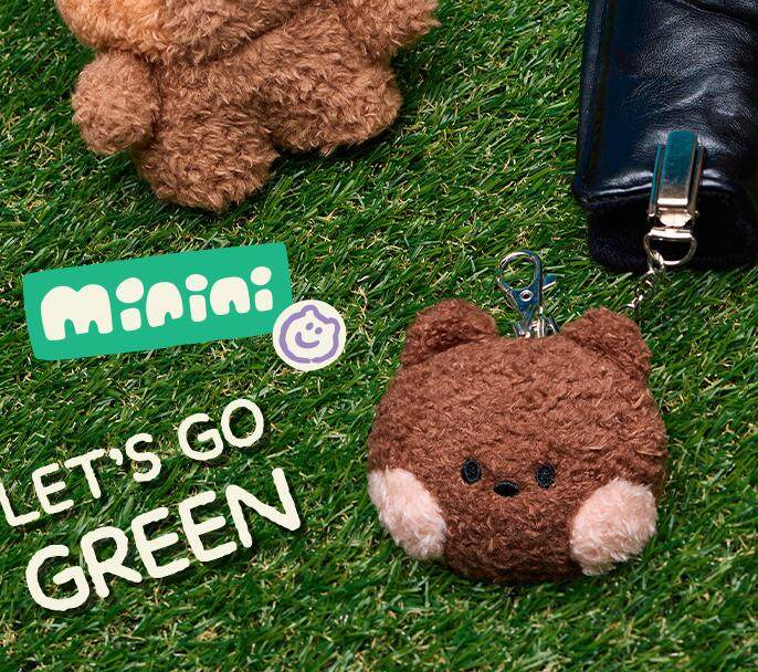 韩国代购LineFriends高尔夫球Minini系列可爱周边球包小挂件挂饰