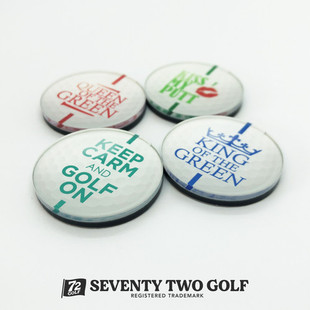 韩国正品代购72Golf 通用高尔夫球标记marker帽夹