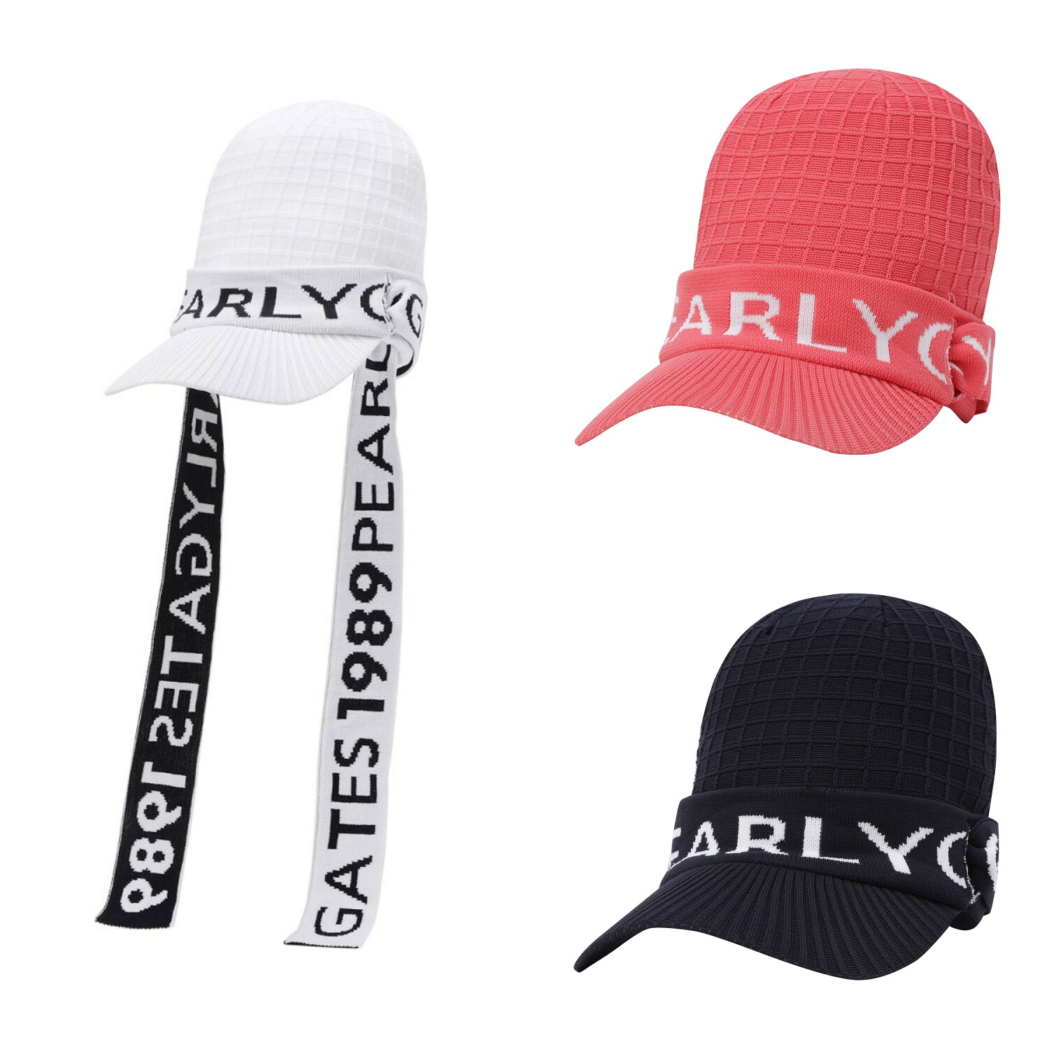 25冬季男女同款韩国代购PEARLYGATES高尔夫球帽标志保暖针织帽子