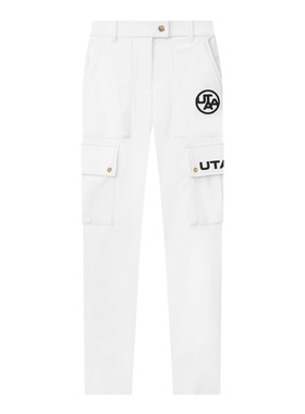 韩国正品代购UTAA高尔夫球服25女士冬季标志百搭加绒保暖直筒长裤